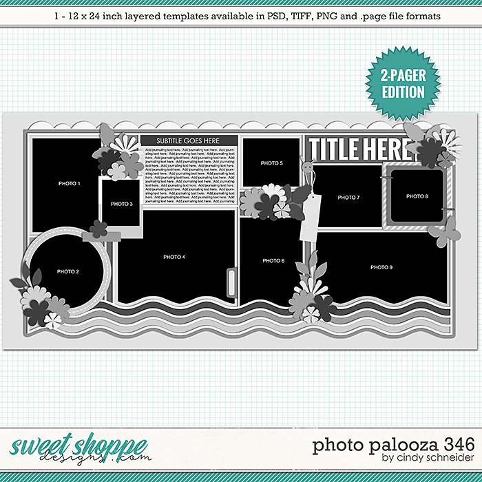 Cindy's Layered Templates - Photo Palooza 346 by Cindy Schneider