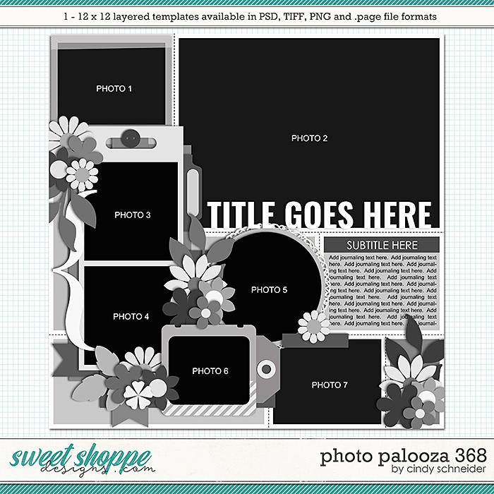 Cindy's Layered Templates - Photo Palooza 368 by Cindy Schneider