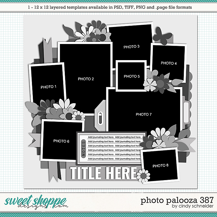 Cindy's Layered Templates - Photo Palooza 387 by Cindy Schneider