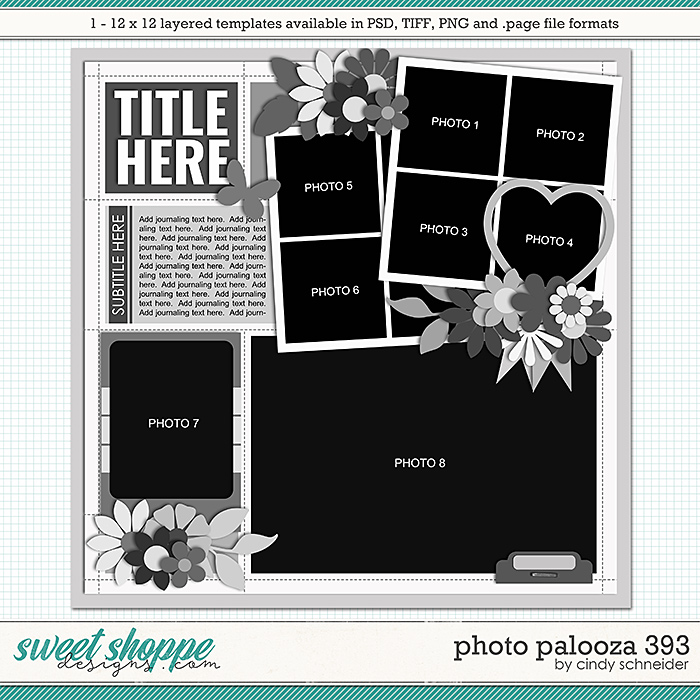 Cindy's Layered Templates - Photo Palooza 393 by Cindy Schneider