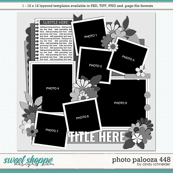 Cindy's Layered Templates - Photo Palooza 448 by Cindy Schneider