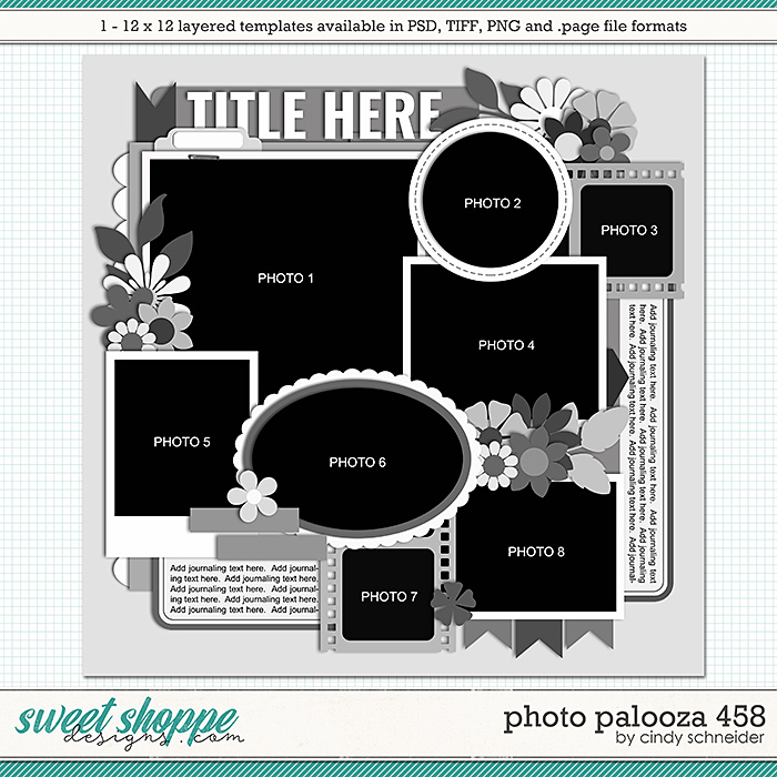 Cindy's Layered Templates - Photo Palooza 458 by Cindy Schneider