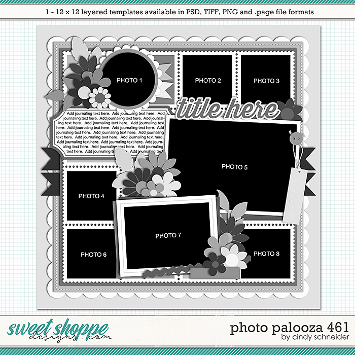 Cindy's Layered Templates - Photo Palooza 461 by Cindy Schneider