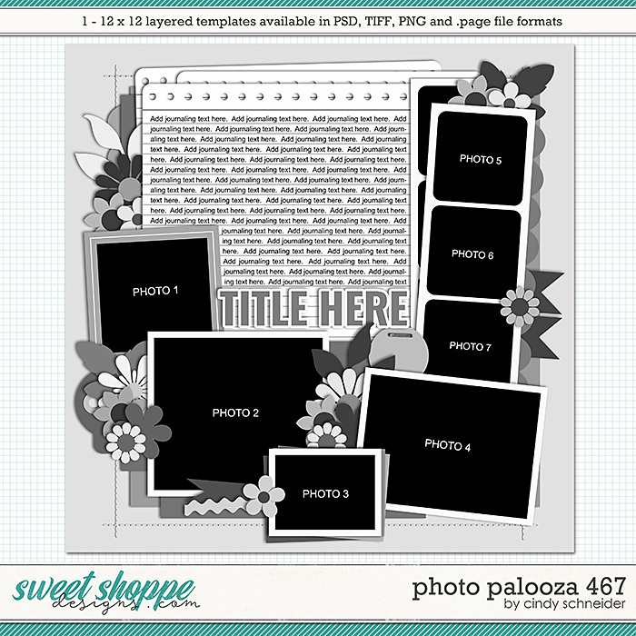 Cindy's Layered Templates - Photo Palooza 467 by Cindy Schneider
