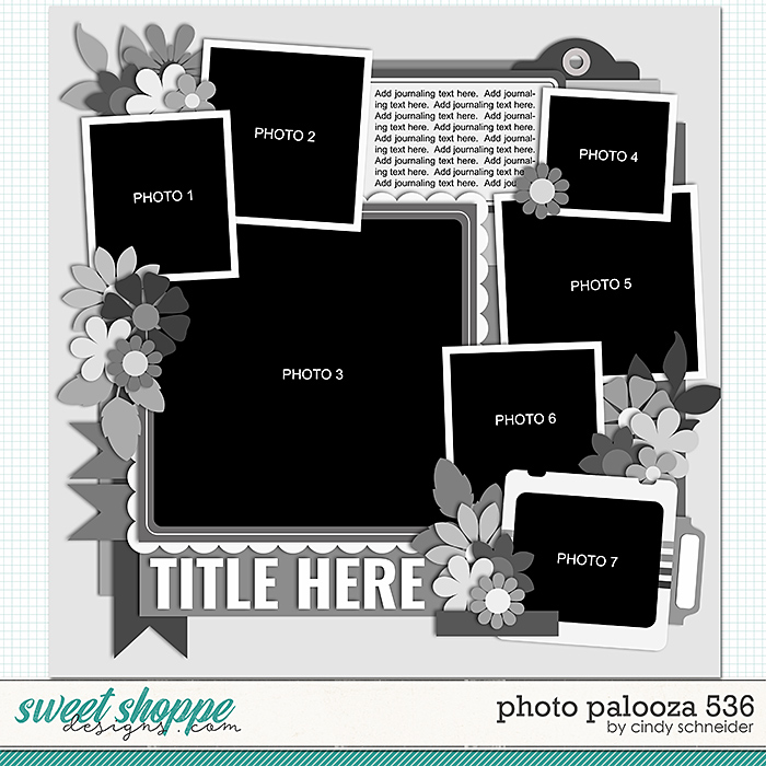 Cindy's Layered Templates - Photo Palooza 536 by Cindy Schneider