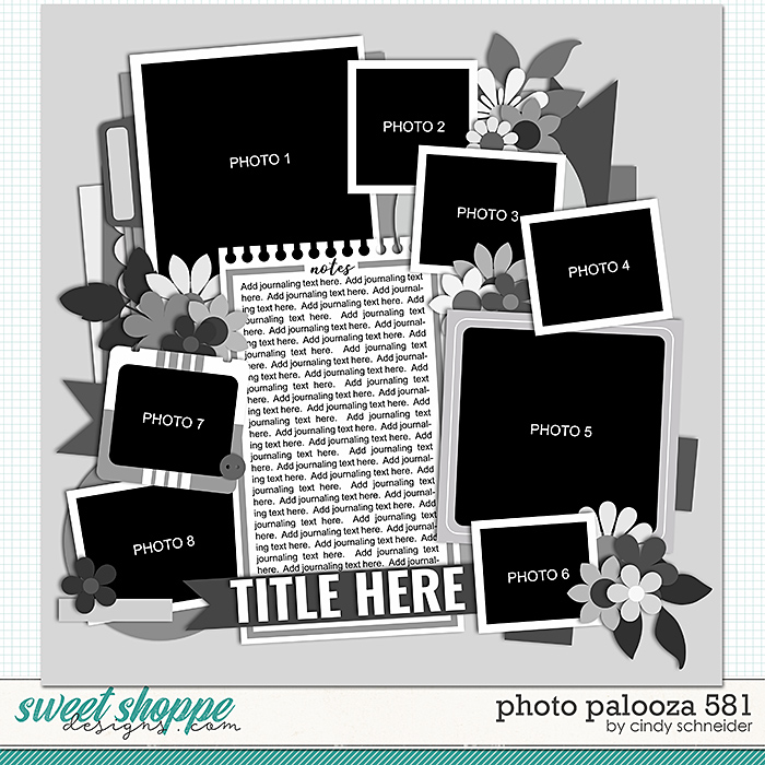 Cindy's Layered Templates - Photo Palooza 581 by Cindy Schneider