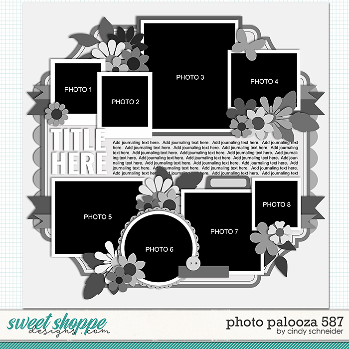 Cindy's Layered Templates - Photo Palooza 587 by Cindy Schneider