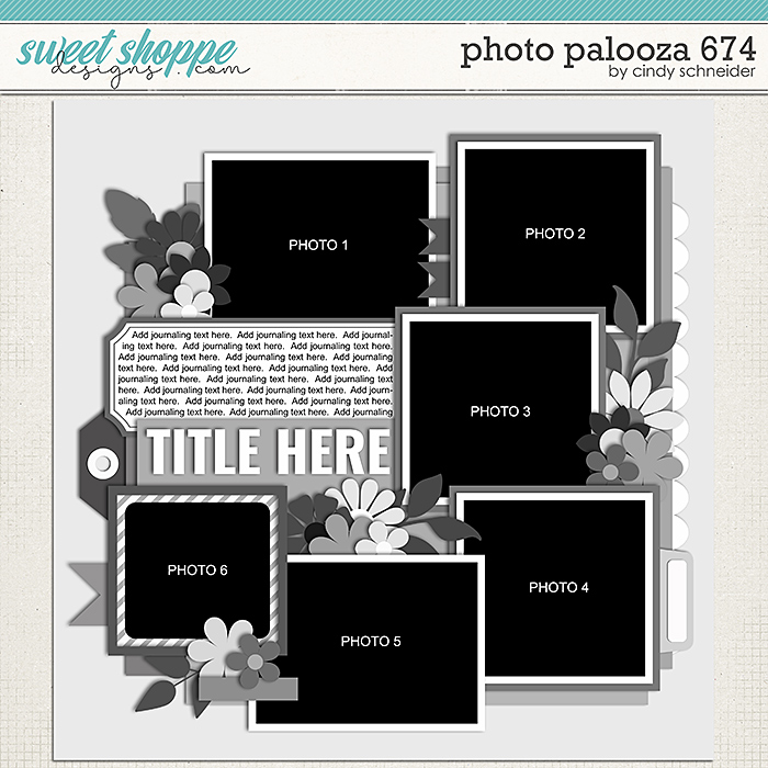 Cindy's Layered Templates - Photo Palooza 674 by Cindy Schneider