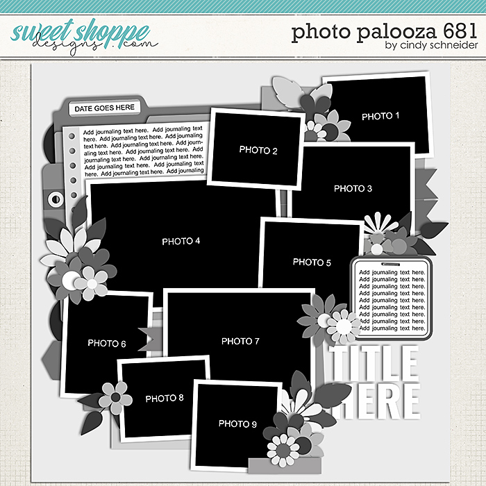 Cindy's Layered Templates - Photo Palooza 681 by Cindy Schneider