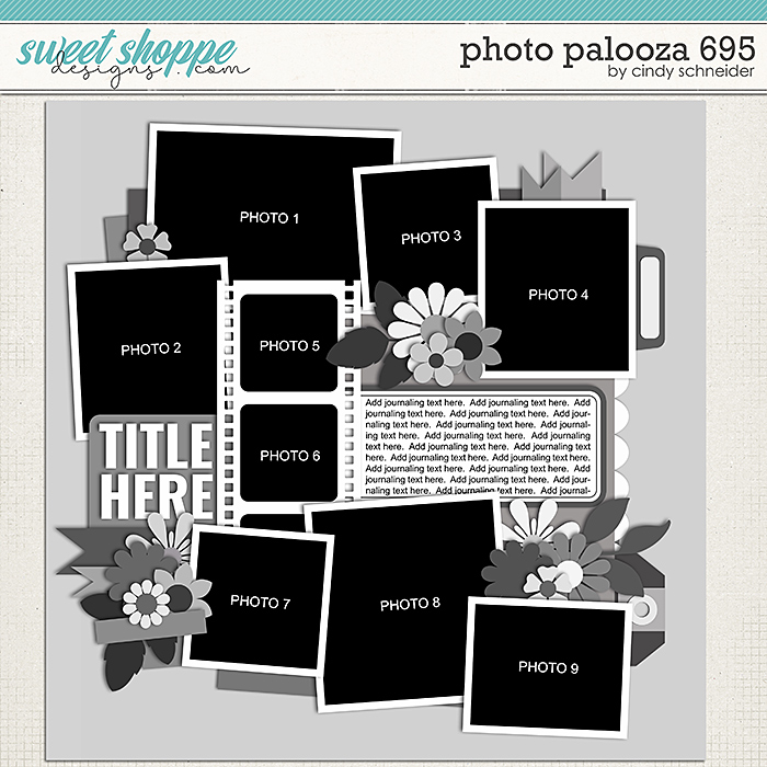 Cindy's Layered Templates - Photo Palooza 695 by Cindy Schneider