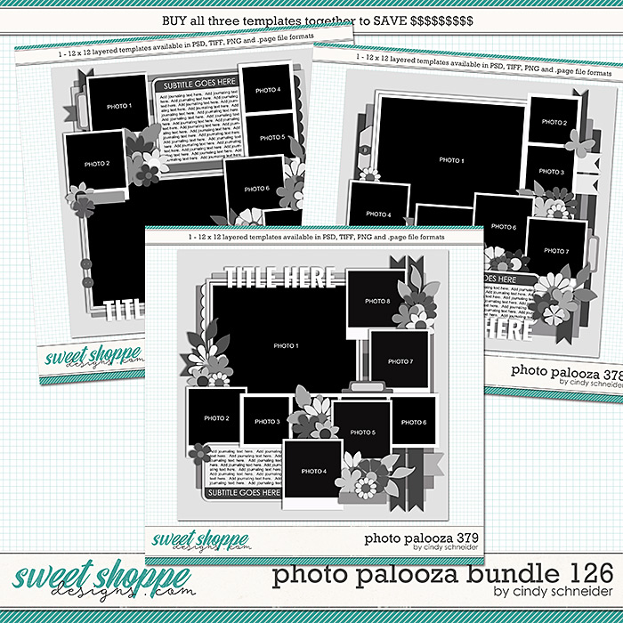 Cindy's Layered Templates - Photo Palooza Bundle 126 by Cindy Schneider