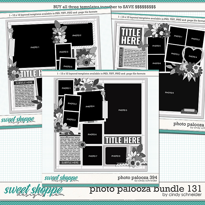 Cindy's Layered Templates - Photo Palooza Bundle 131 by Cindy Schneider