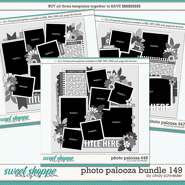 Cindy's Layered Templates - Photo Palooza Bundle 149 by Cindy Schneider