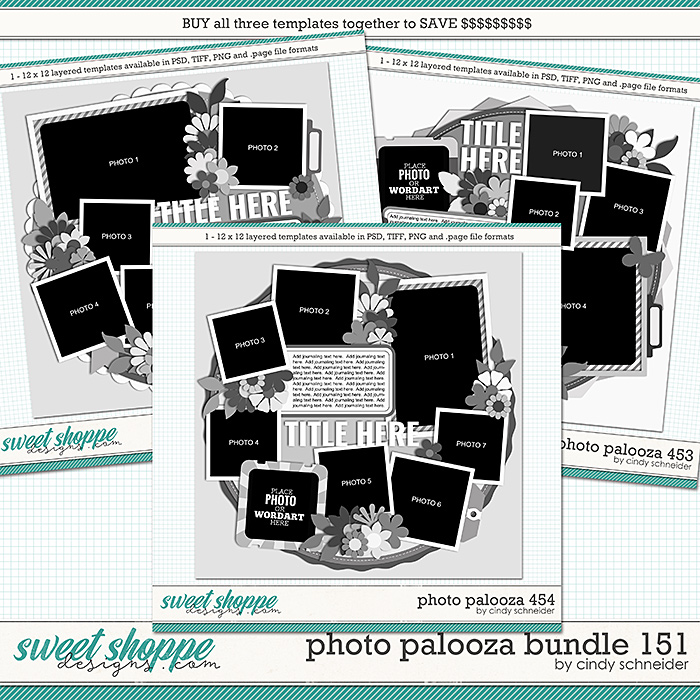 Cindy's Layered Templates - Photo Palooza Bundle 151 by Cindy Schneider