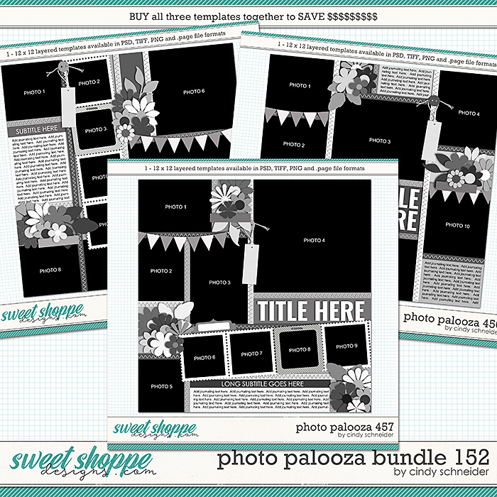 Cindy's Layered Templates - Photo Palooza Bundle 152 by Cindy Schneider