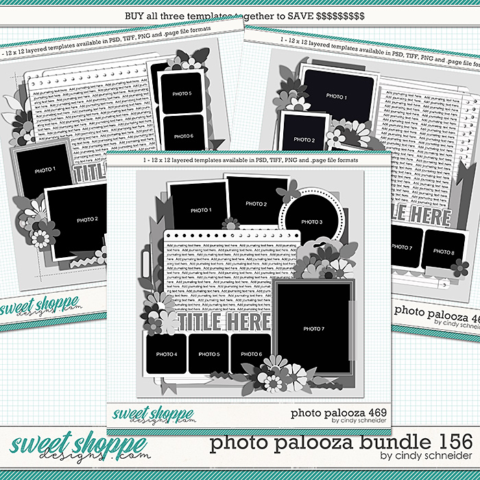 Cindy's Layered Templates - Photo Palooza Bundle 156 by Cindy Schneider