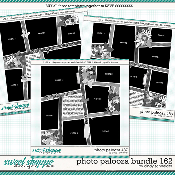 Cindy's Layered Templates - Photo Palooza Bundle 162 by Cindy Schneider
