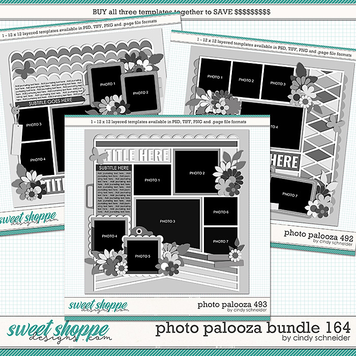 Cindy's Layered Templates - Photo Palooza Bundle 164 by Cindy Schneider
