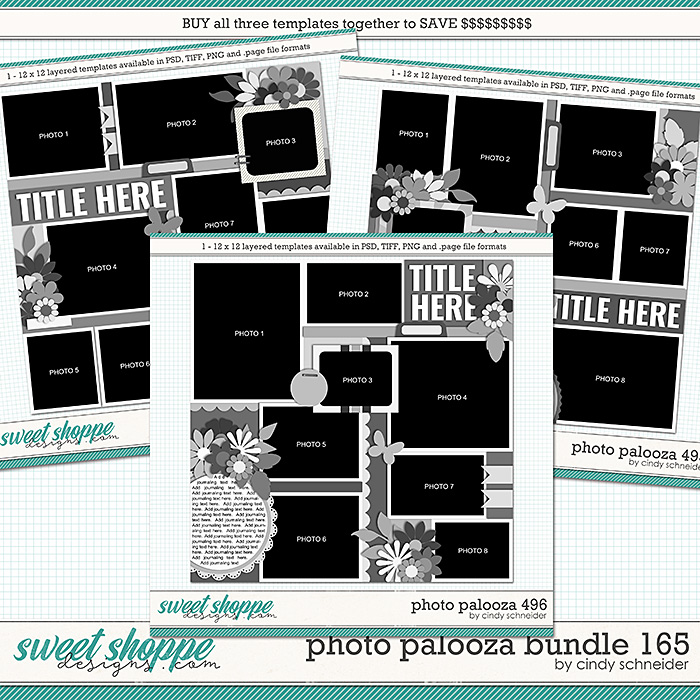 Cindy's Layered Templates - Photo Palooza Bundle 165 by Cindy Schneider