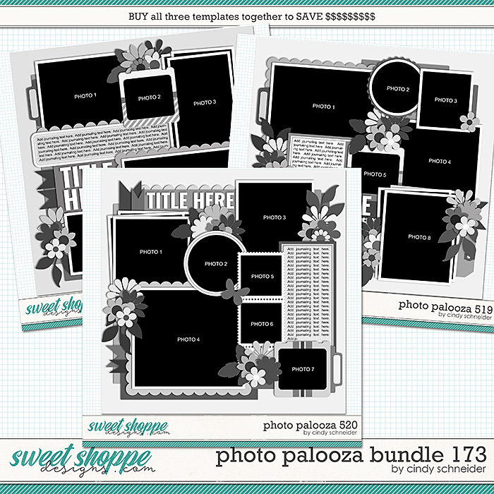 Cindy's Layered Templates - Photo Palooza Bundle 173 by Cindy Schneider