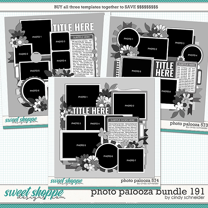 Cindy's Layered Templates - Photo Palooza Bundle 191 by Cindy Schneider