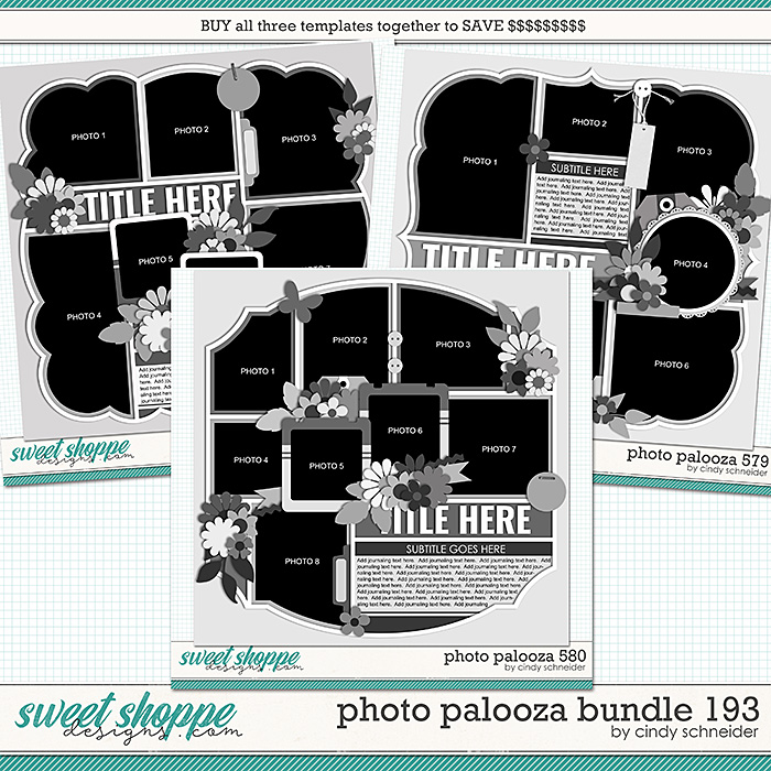 Cindy's Layered Templates - Photo Palooza Bundle 193 by Cindy Schneider