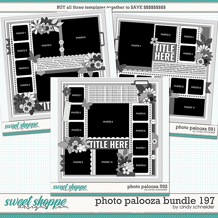 Cindy's Layered Templates - Photo Palooza Bundle 197 by Cindy Schneider
