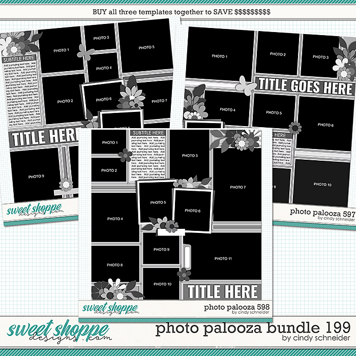 Cindy's Layered Templates - Photo Palooza Bundle 199 by Cindy Schneider