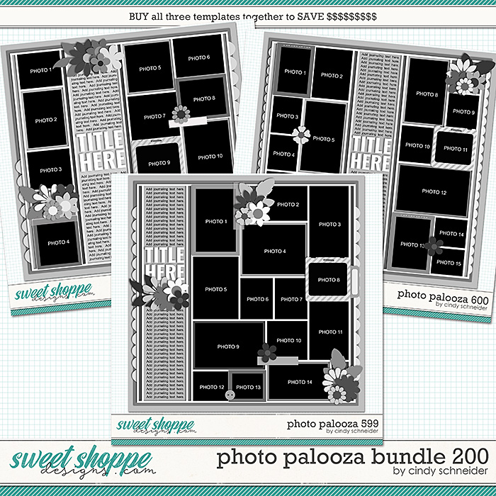 Cindy's Layered Templates - Photo Palooza Bundle 200 by Cindy Schneider