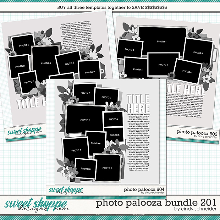Cindy's Layered Templates - Photo Palooza Bundle 201 by Cindy Schneider