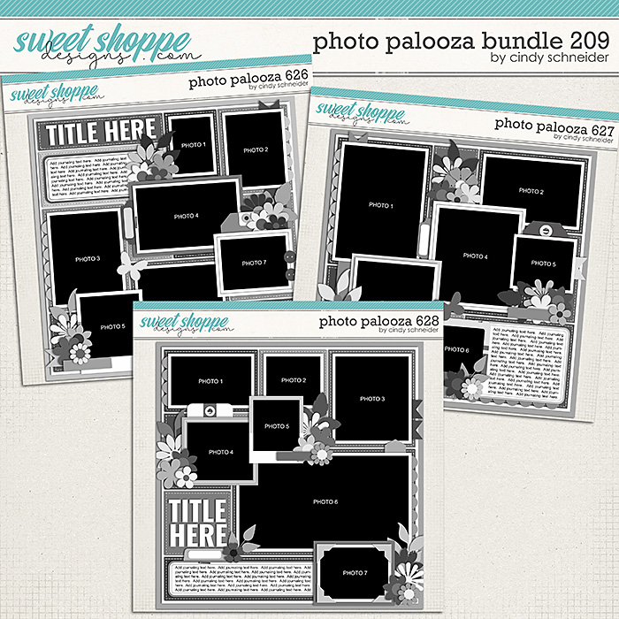 Cindy's Layered Templates - Photo Palooza Bundle 209 by Cindy Schneider
