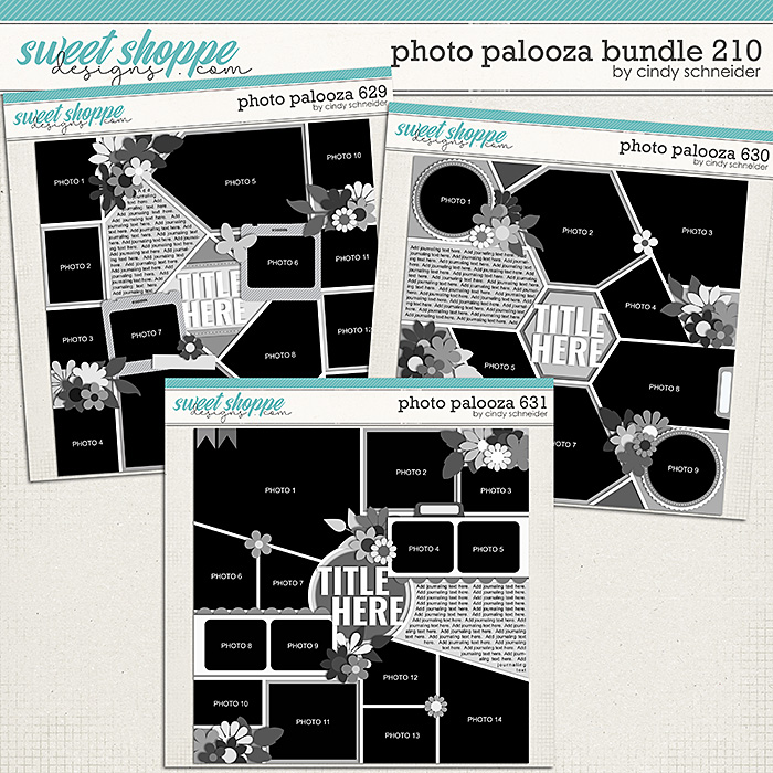 Cindy's Layered Templates - Photo Palooza Bundle 210 by Cindy Schneider