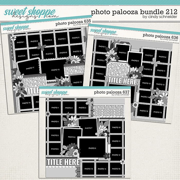 Cindy's Layered Templates - Photo Palooza Bundle 212 by Cindy Schneider