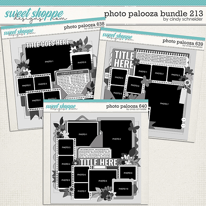 Cindy's Layered Templates - Photo Palooza Bundle 213 by Cindy Schneider