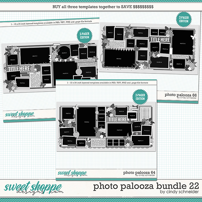 Cindy's Layered Templates - Photo Palooza Bundle 22 by Cindy Schneider