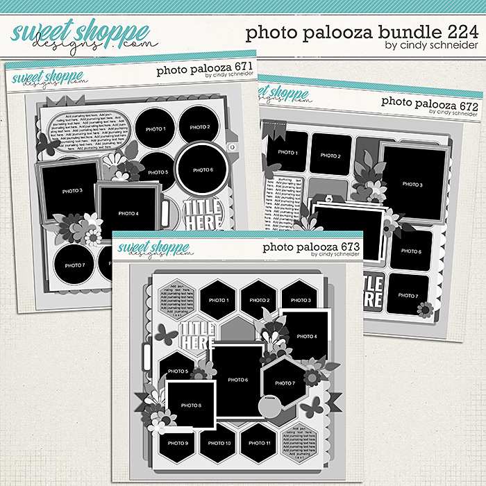 Cindy's Layered Templates - Photo Palooza Bundle 224 by Cindy Schneider