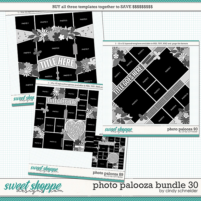 Cindy's Layered Templates - Photo Palooza Bundle 30 by Cindy Schneider