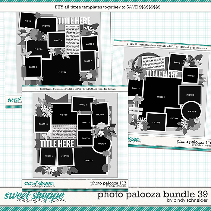 Cindy's Layered Templates - Photo Palooza Bundle 39 by Cindy Schneider