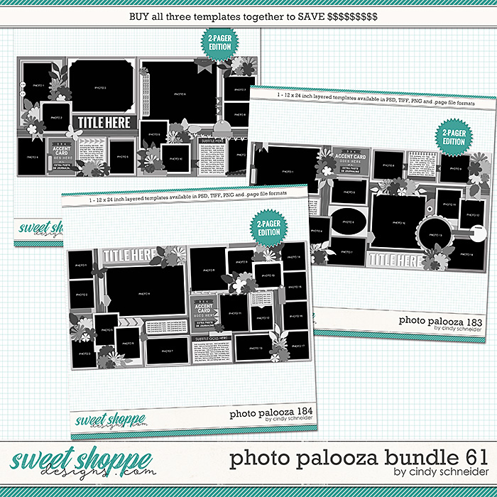 Cindy's Layered Templates - Photo Palooza Bundle 61 by Cindy Schneider