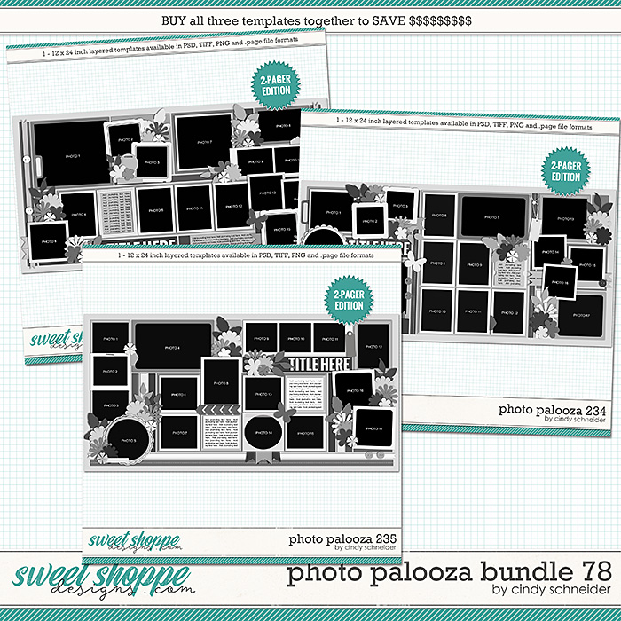 Cindy's Layered Templates - Photo Palooza Bundle 78 by Cindy Schneider