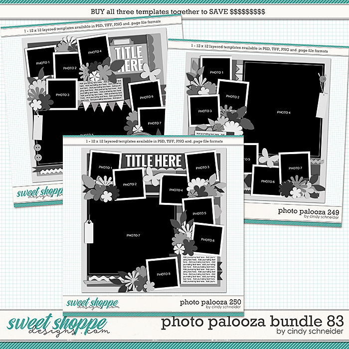 Cindy's Layered Templates - Photo Palooza Bundle 83 by Cindy Schneider