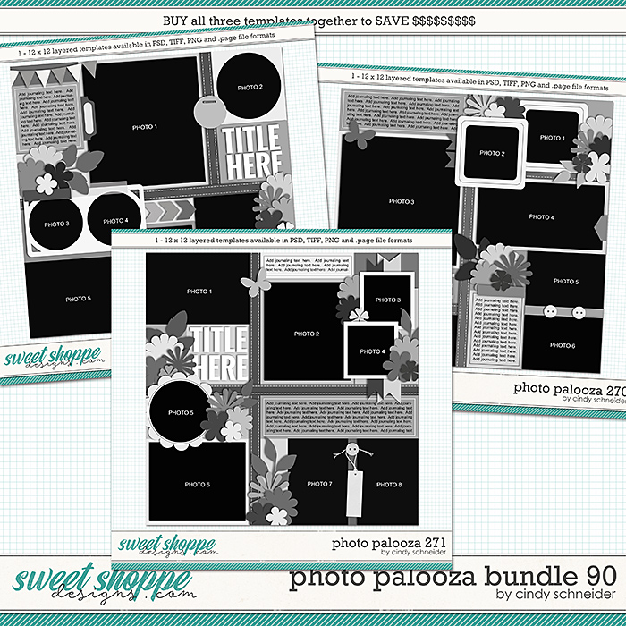 Cindy's Layered Templates - Photo Palooza Bundle 90 by Cindy Schneider