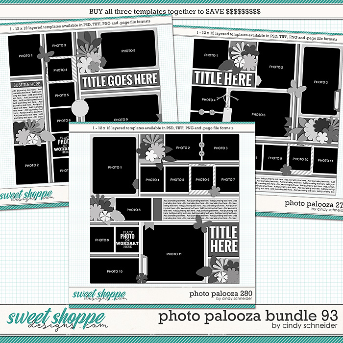 Cindy's Layered Templates - Photo Palooza Bundle 93 by Cindy Schneider