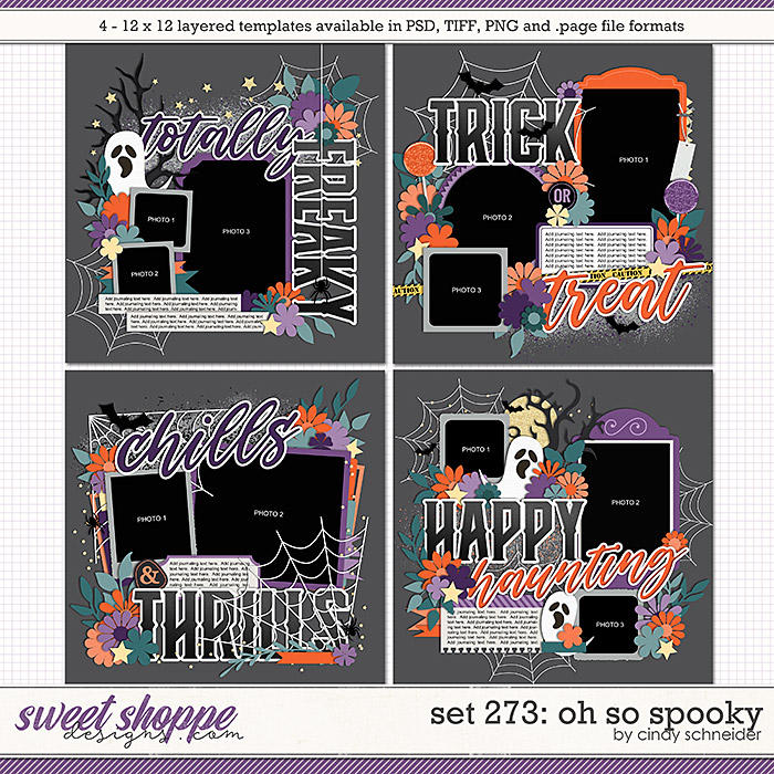 Cindy's Layered Templates - Set 273: Oh So Spooky by Cindy Schneider