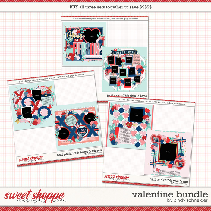 Cindy's Layered Templates - Valentine Bundle by Cindy Schneider