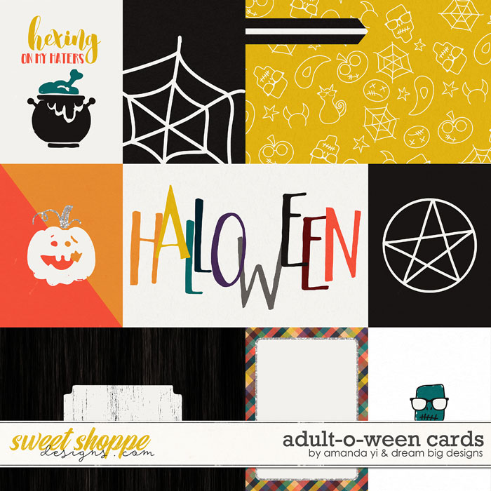 Adult-O-Ween: Cards by Amanda Yi & Dream Big Designs Adult-O-Ween: Cards by Amanda Yi & Dream Big Designs