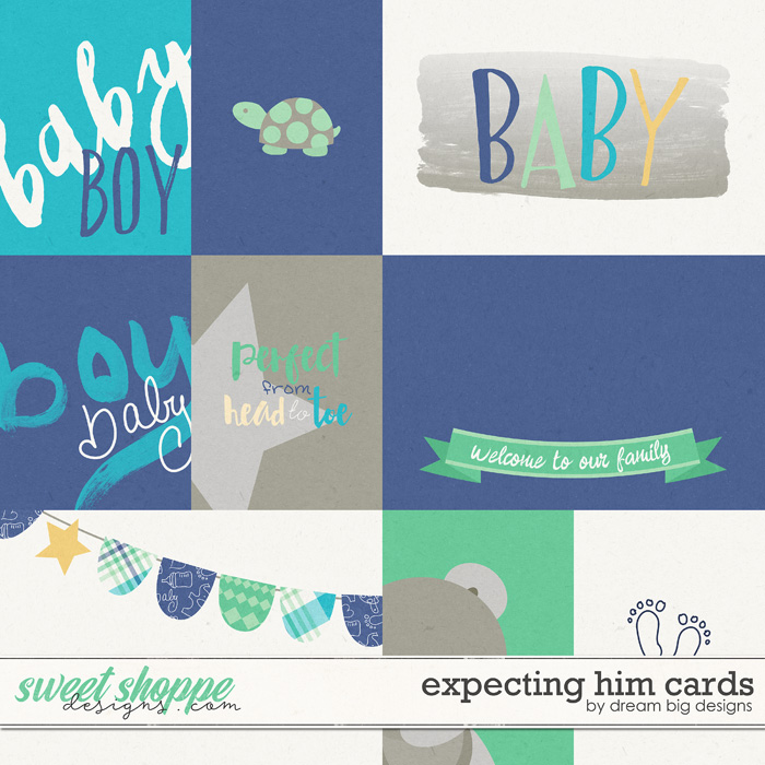 Expecting Him Cards by Dream Big Designs Expecting Him Cards by Dream Big Designs