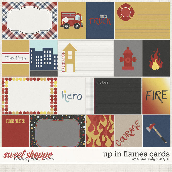 Up in Flames Cards by Dream Big Designs Up in Flames Cards by Dream Big Designs