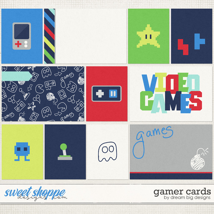 Gamer Cards by Dream Big Designs Gamer Cards by Dream Big Designs