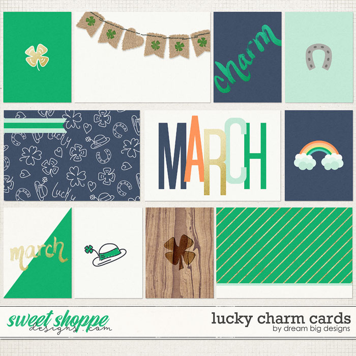 Lucky Charm Cards by Dream Big Designs Lucky Charm Cards by Dream Big Designs
